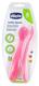 Chicco Softy Spoon 2 Softly Spoons 6 Months and + - Colour: Pink