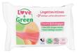 Love &amp; Green Intimate Wipes 20 Wipes