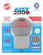 Assy 2000 Metal Lice Comb - Colour: Red