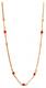 Pharma Bijoux Hypoallergenic Gold-Plated Red Crystal Necklace 41/47 cm
