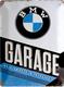 Металлическая табличка BMW GARAGE, 300х400 мм