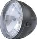 Фара HIGHSIDER, черная, светодиодное кольцо стояночного света