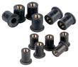 RUBBER NUT SET M4 PACK OF 6