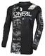 ONEAL ELE. ATTACK SIZE S CHLDN JERSEY, BLK/WHITE