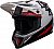 Bell MX-9 MIPS Twitch DBK, cross helmet Color: White/Black/Red Size: S