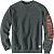 Carhartt Graphic, sweatshirt Color: Dark Grey/Light Grey Size: S
