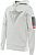 Dainese Fade, hoodie Color: Light Grey/Dark Grey/Red Size: XS