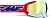 FMF Goggles PowerBomb US of A, goggles mirrored Red/White/Blue Gold-Mirrored