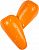 Furygan D3O, knee protectors level-1 Color: Orange Size: One Size