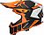 Acerbis X-Track S23, cross helmet Color: Matt Neon-Orange/Black/White Size: XS