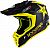 Just1 J38 Rockstar, cross helmet Color: Matt Black/Yellow Size: XS