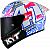 KYT NZ-Race Espargaro Replica 2022, integral helmet Color: White/Pink/Blue/Grey Size: XS