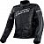 LS2 Gate, textile jacket waterproof women Color: Black/Dark Grey Size: S