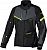 Macna Mundial Night-Eye, textile jacket waterproof women Color: Black/Dark Grey/Neon-Yellow Size: XS
