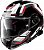 Nolan N100-5 N-Com Upwind, flip-up helmet Color: Matt Black/White/Grey Size: XS