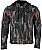 Rusty Stitches Dylan Camo, textile jacket waterproof Color: Black/Grey/DarkGrey/Red Size: S