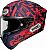 Shoei X-SPR Pro Marquez Dazzle, integral helmet Color: Matt Red/Dark Blue Size: XS