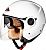 SMK Cooper, jet helmet Color: Matt Black Size: XS