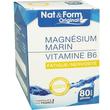 NAT &amp; FORM MAGNESIUM MARIN VITAMINE B6 80 GELULES 